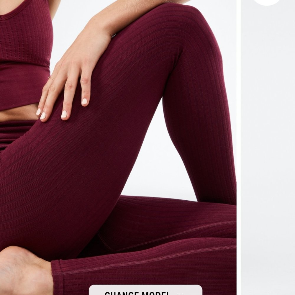 Fabletics ribbed seamless ultra high-waisted leggings